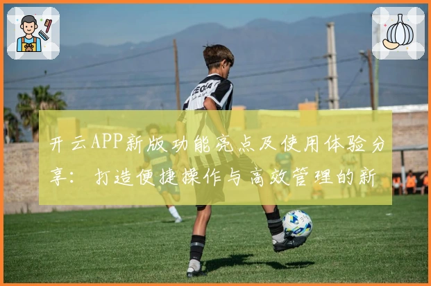 开云APP新版功能亮点及使用体验分享：打造便捷操作与高效管理的新模式